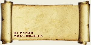 Tijana Radenović vizit kartica